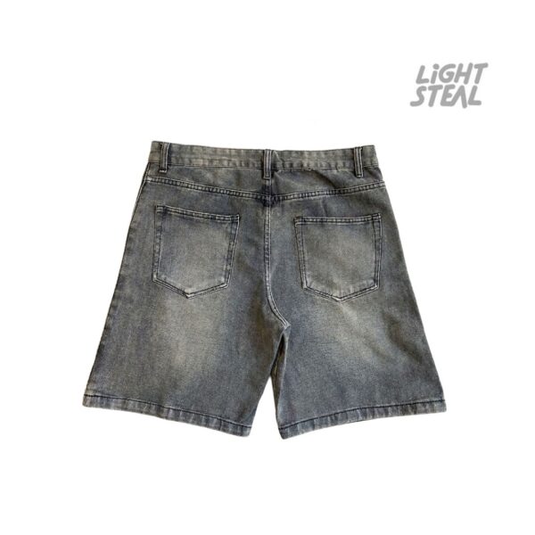 Replacement Hybrid Crystal Side Zip Jorts Acid Wash