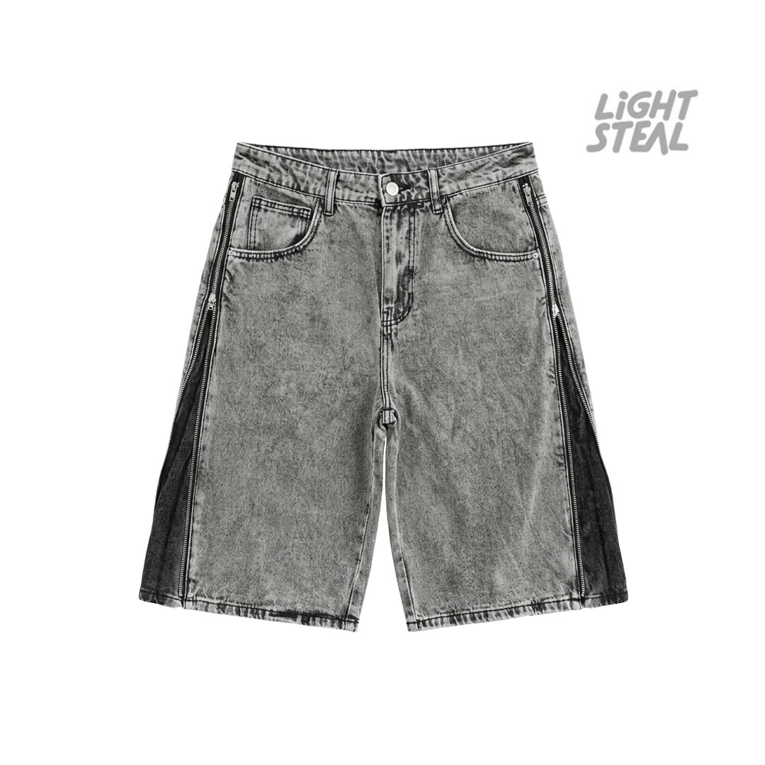 Replacement Zipper-Flare Acid Wash Jorts