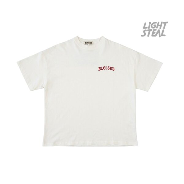 T-Shirt Blessed Take Care White