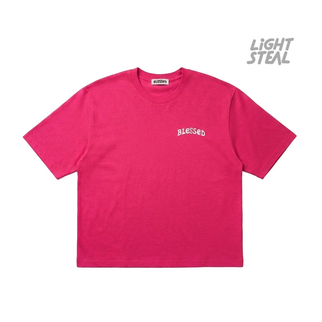 T-Shirt Blessed Take Care Pink