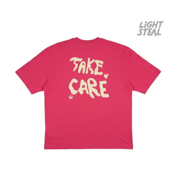 T-Shirt Blessed Take Care Pink