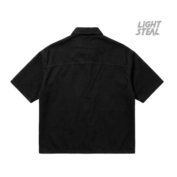 Replacement Crystal Sparkle Boxy Shirt Black