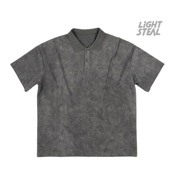Polo Boxy Dark Grey
