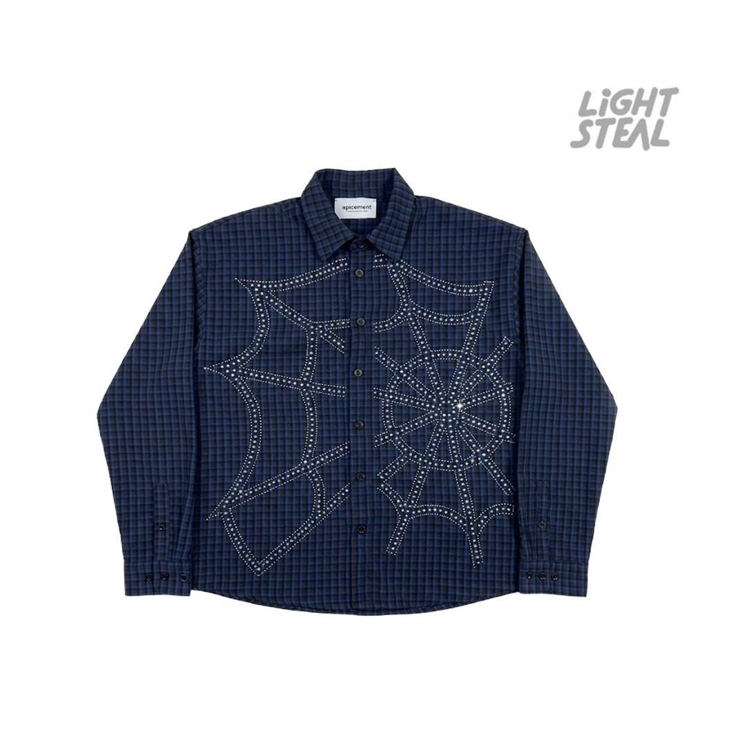 Overshirt Replacement Spider Web Blu