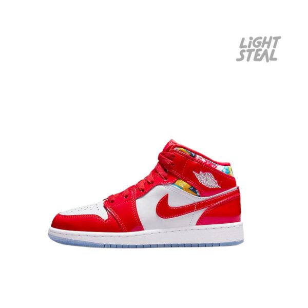 Jordan 1 Mid Barcelona Patent Red (GS)