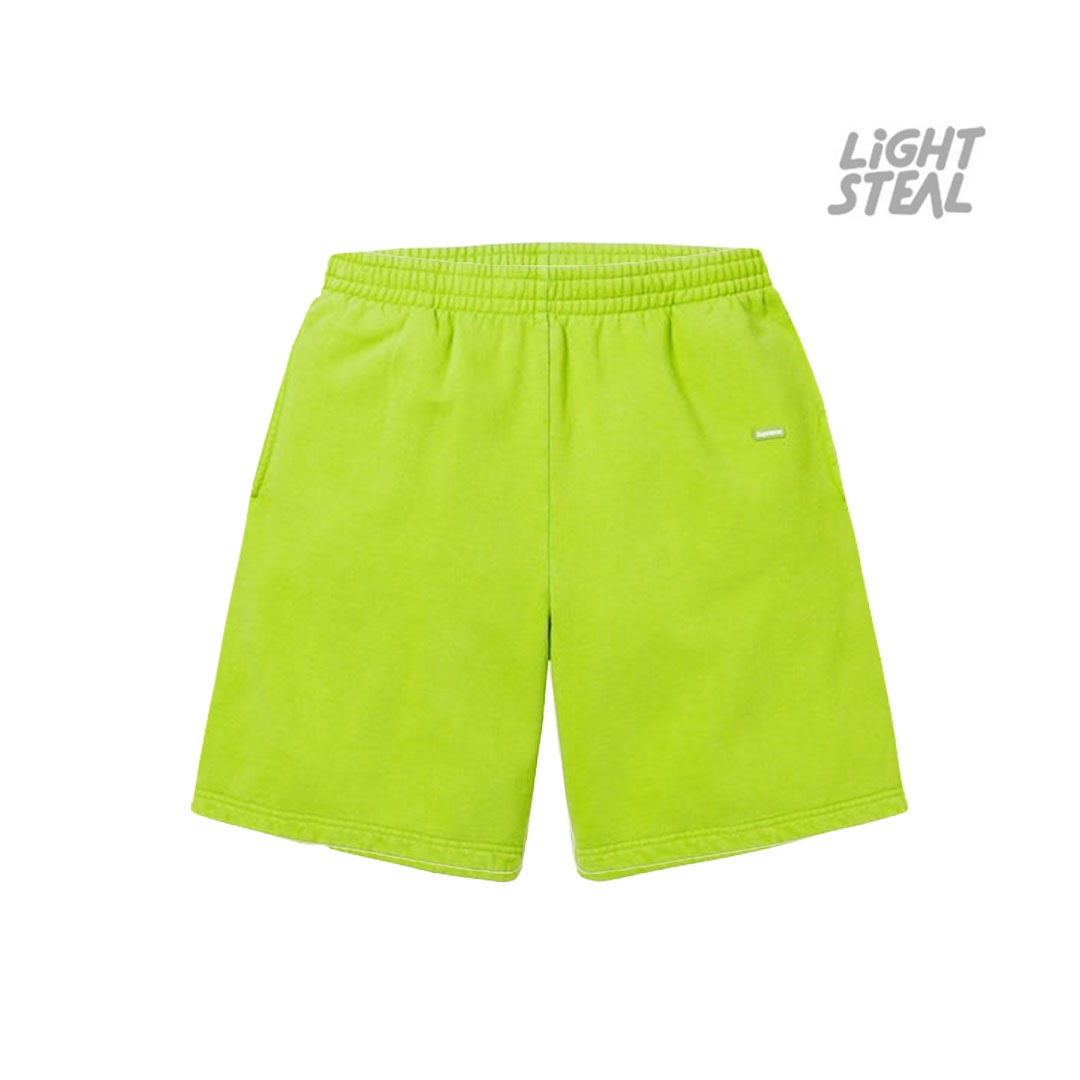 Supreme Overdyed Small Box Sweatshort Lime