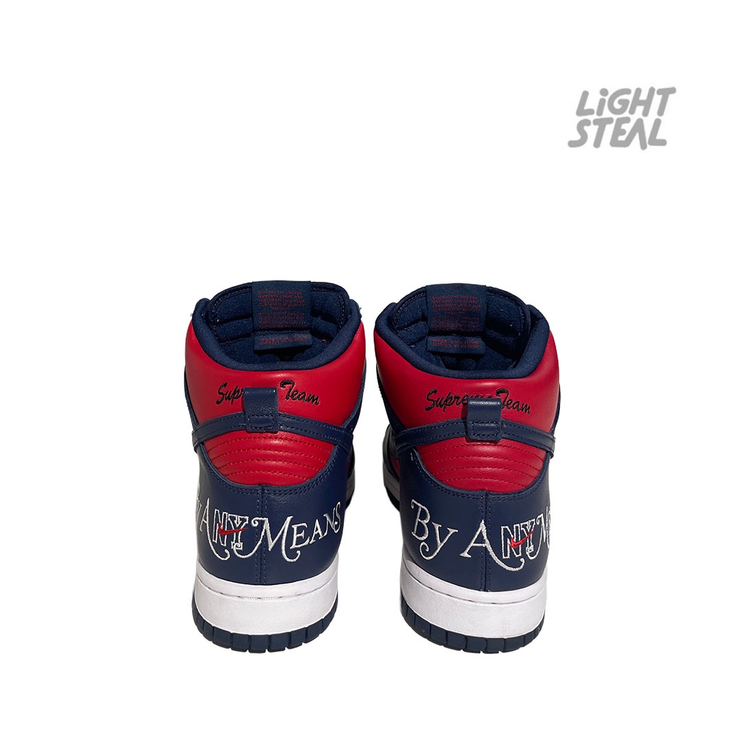 Dunk High Supreme By Any Means Navy (Used) - immagine 4