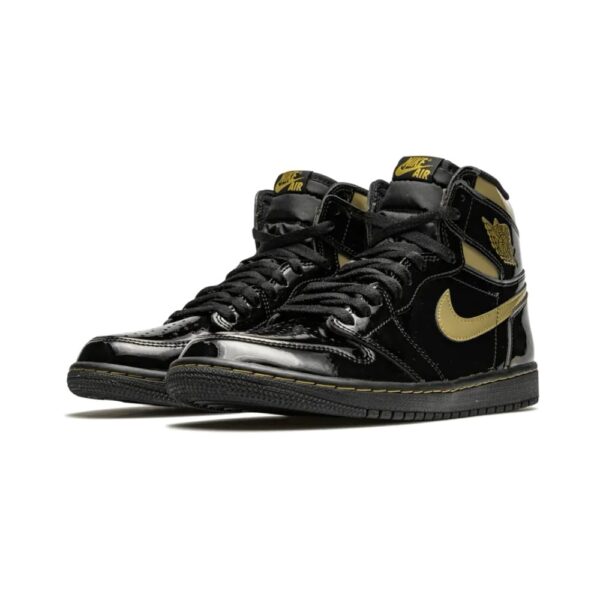Jordan 1 High Black Metallic Gold (2020)