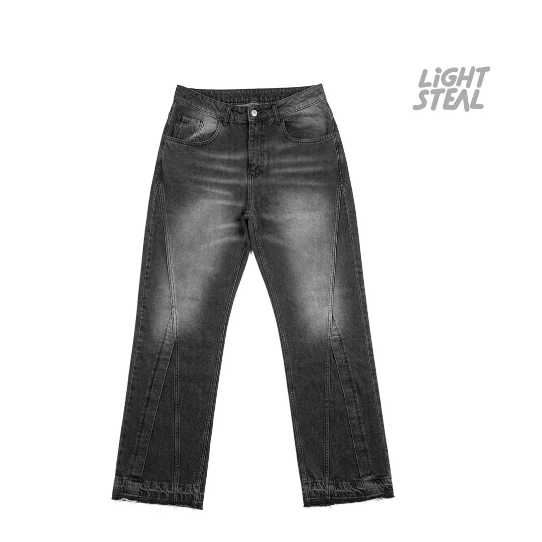 Jeans Replacement Raw Panel Loose