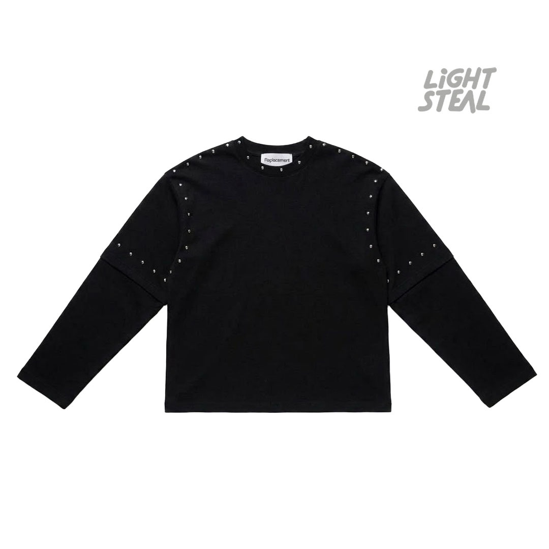 Longsleeve Replacement Dome Studs Black