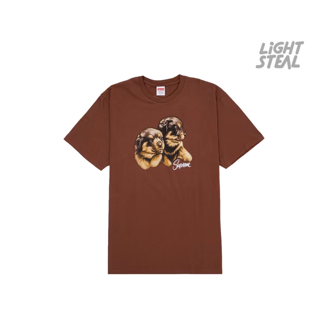 Supreme Puppies Tee Brown (FW26)