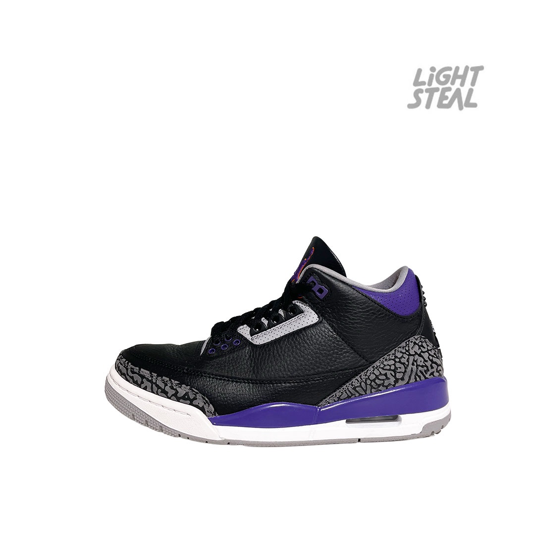 Jordan 3 Court Purple Black (Used)