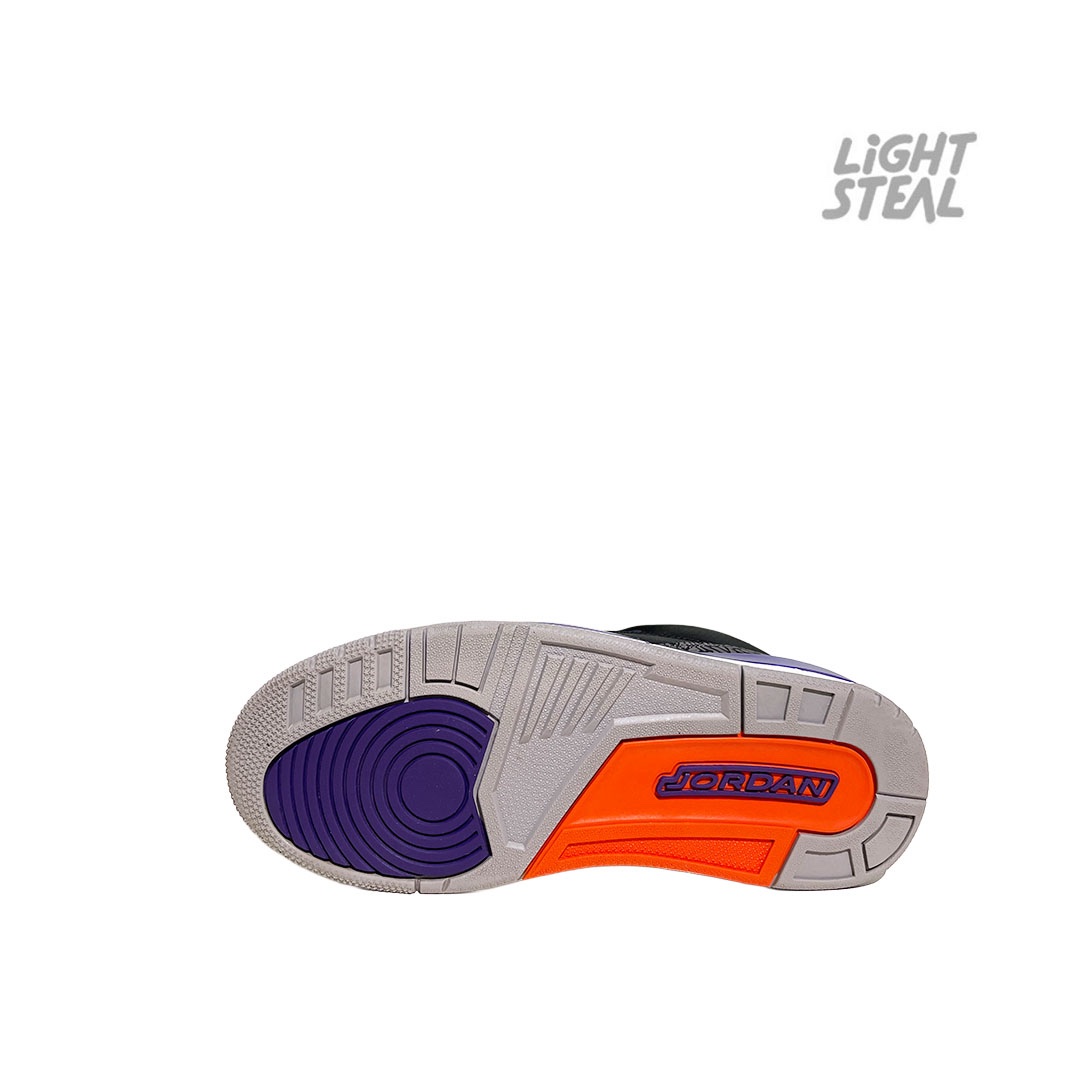 Jordan 3 Court Purple Black (Used) - immagine 6