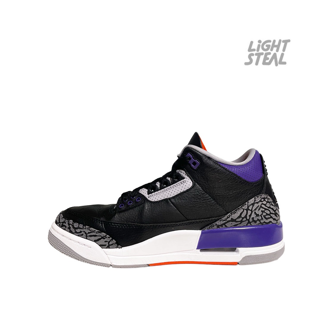 Jordan 3 Court Purple Black (Used) - immagine 5