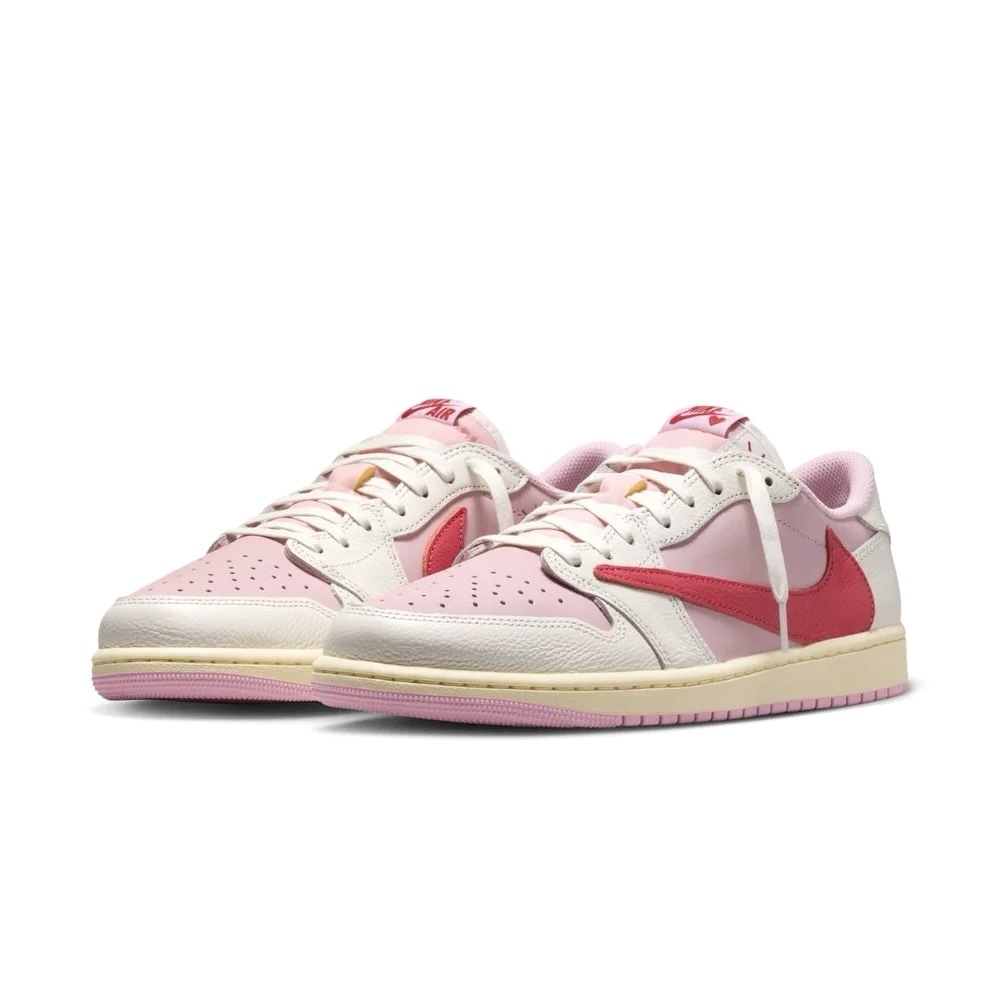 Jordan 1 Low Travis Scott Sail Tropical Pink - immagine 2