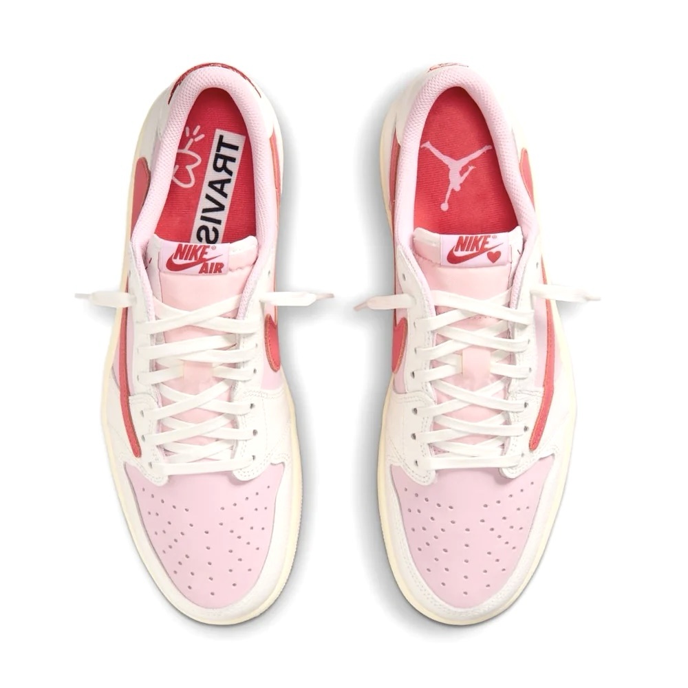 Jordan 1 Low Travis Scott Sail Tropical Pink - immagine 4