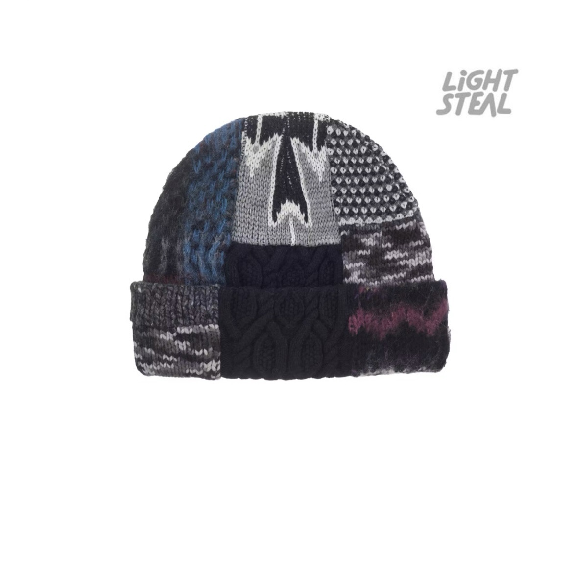 Supreme Beanie Patchwork Grey - immagine 2