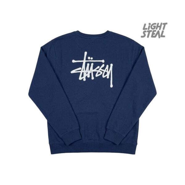 Hoodie Stüssy Basic Appliqué Crew Navy (Used)