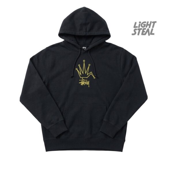 Stüssy Crown Hoodie Black (Used)