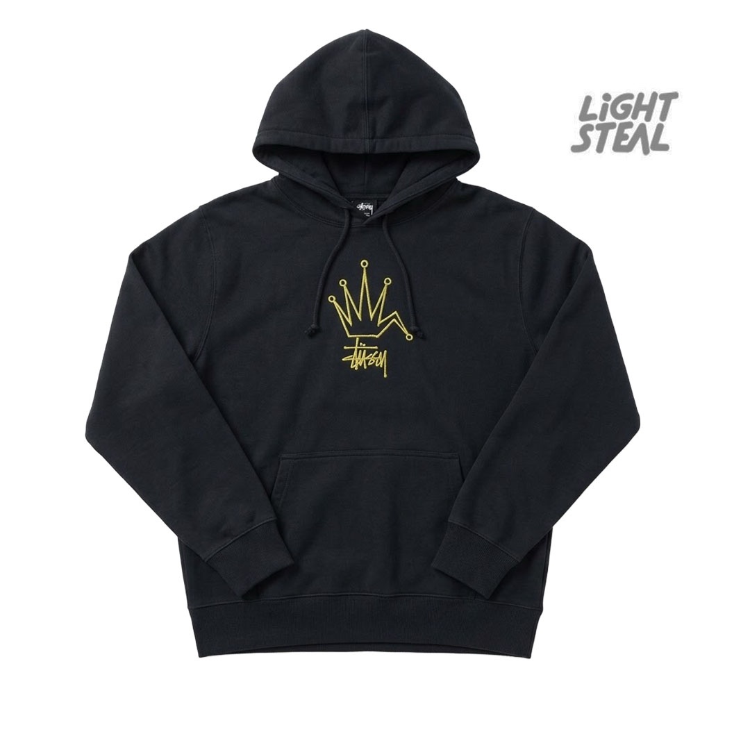 Stüssy Crown Hoodie Black (Used)