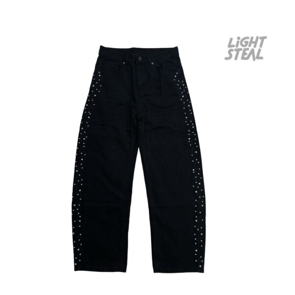 Jeans Replacement Baggy Fit con Dettaglio Perle