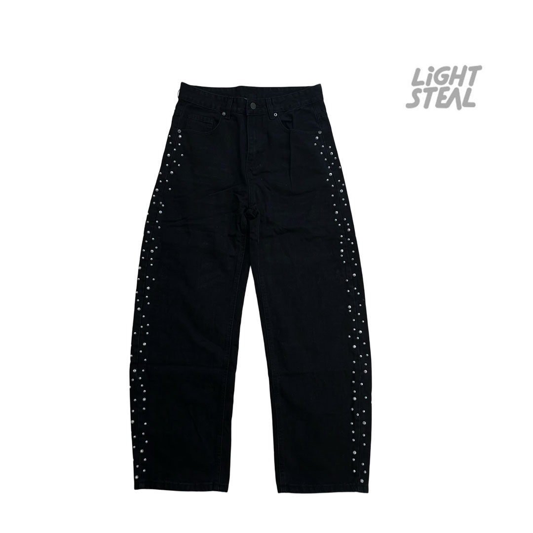Jeans Replacement Baggy Fit con Dettaglio Perle