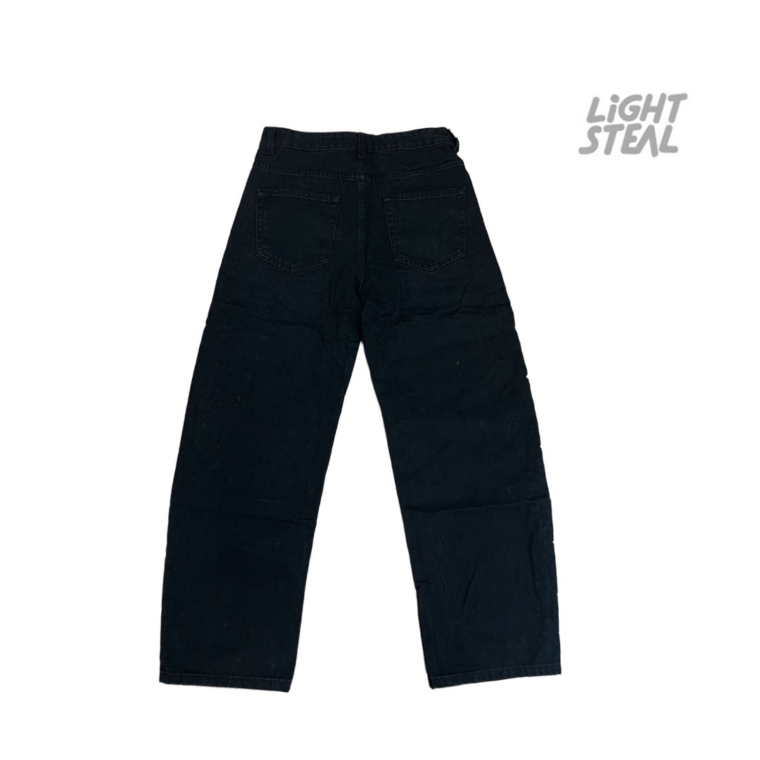 Jeans Replacement Baggy Fit con Dettaglio Perle - immagine 2