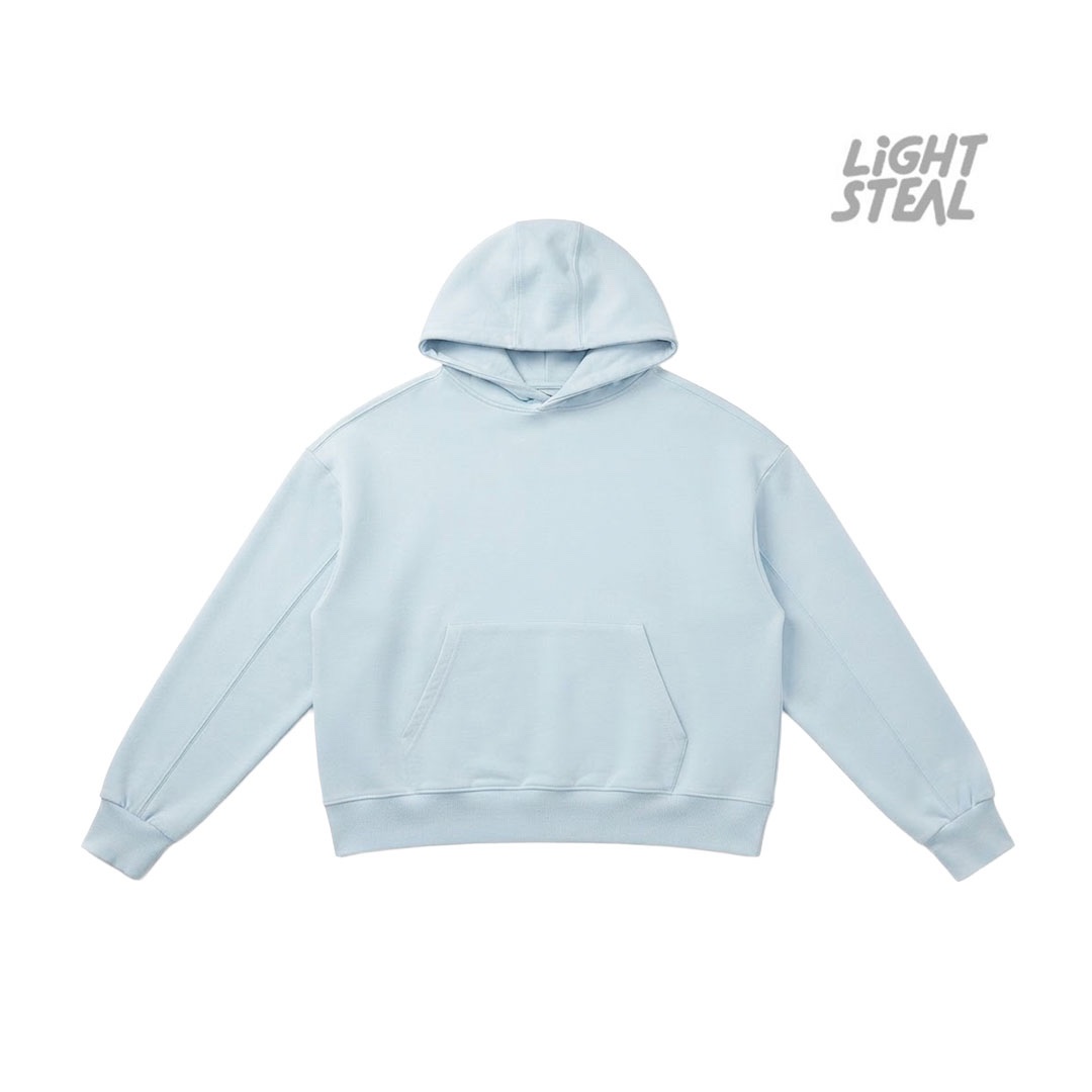 Felpa con Cappuccio Replacement Minimal Light Blue
