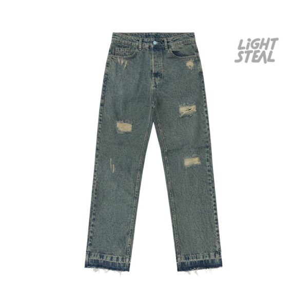 Jeans Replacement Distressed Stacked Fit