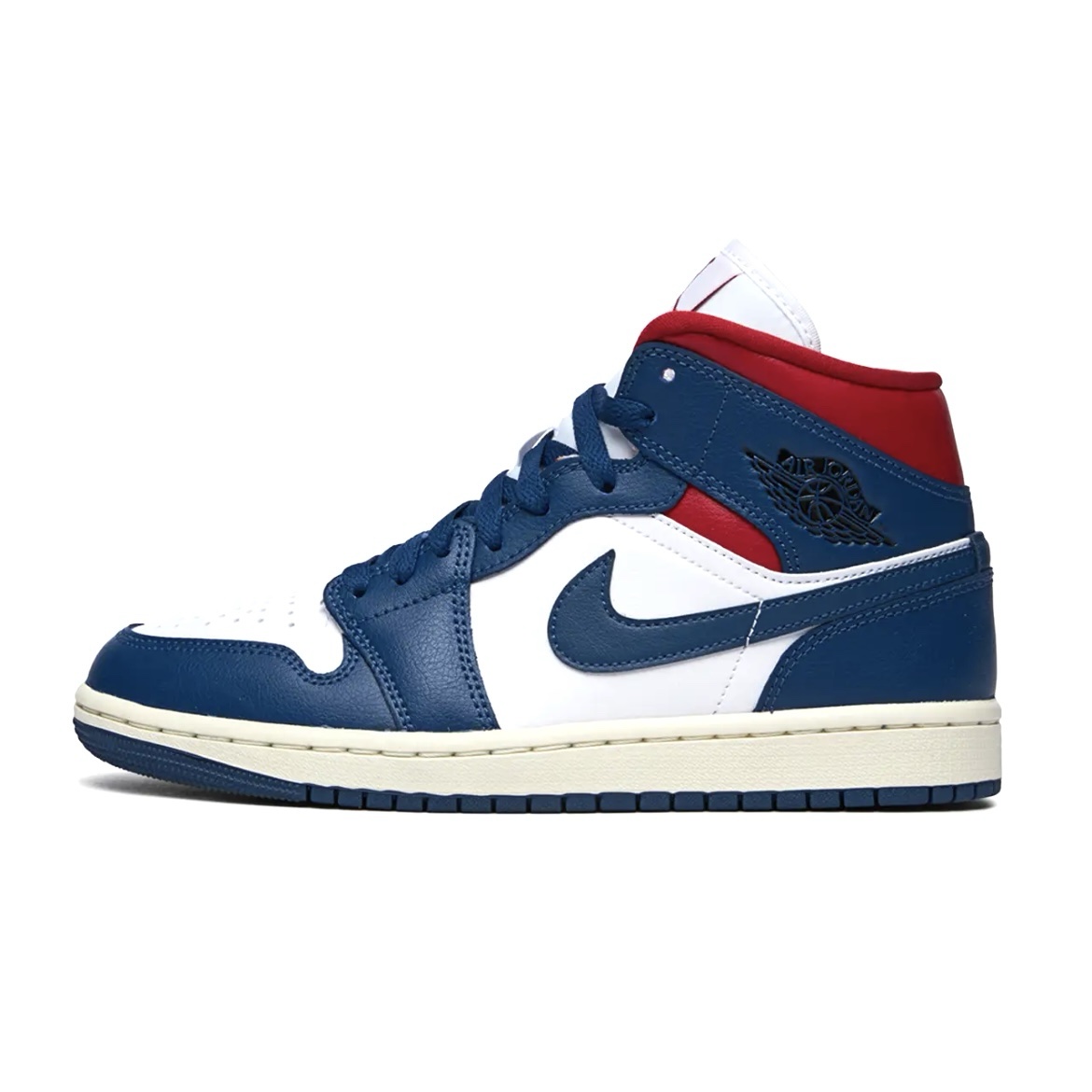 Jordan 1 Mid French Blu Gym Red (W)